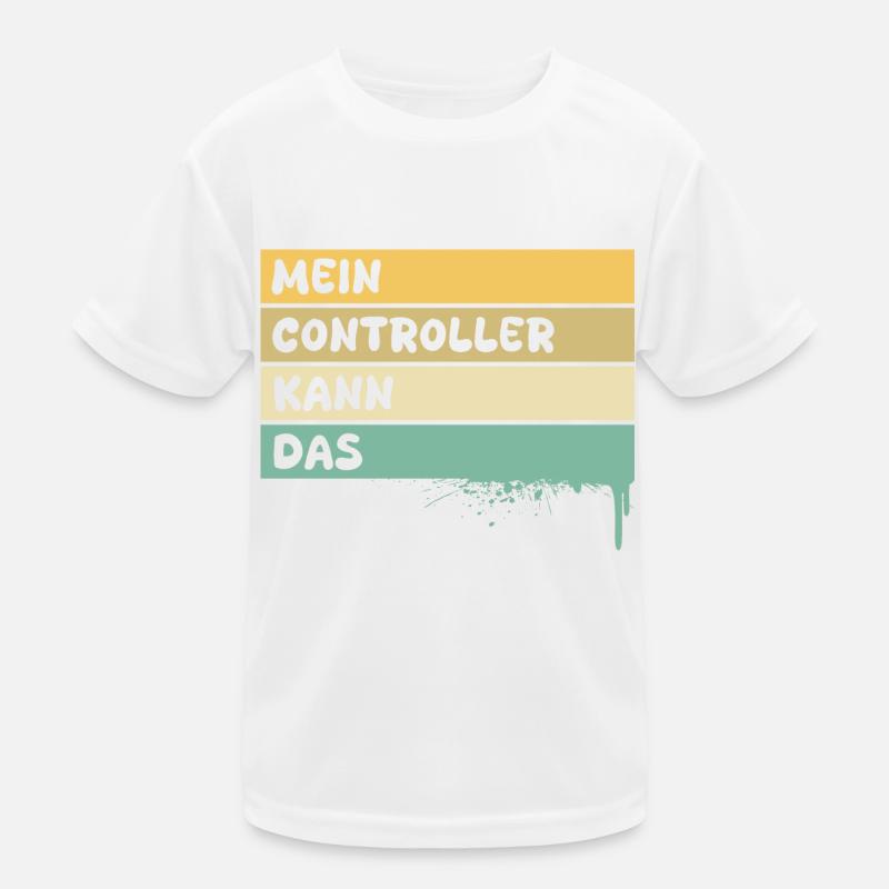 Geschenk für Controller Kinder Funktions-T-Shirt