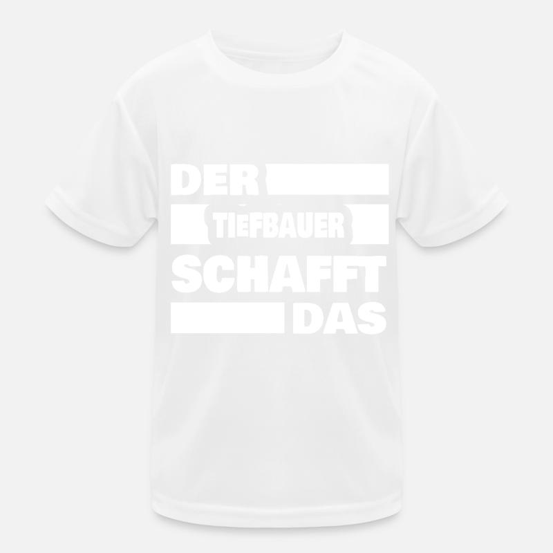 Civil engineering Kids Functional T-Shirt