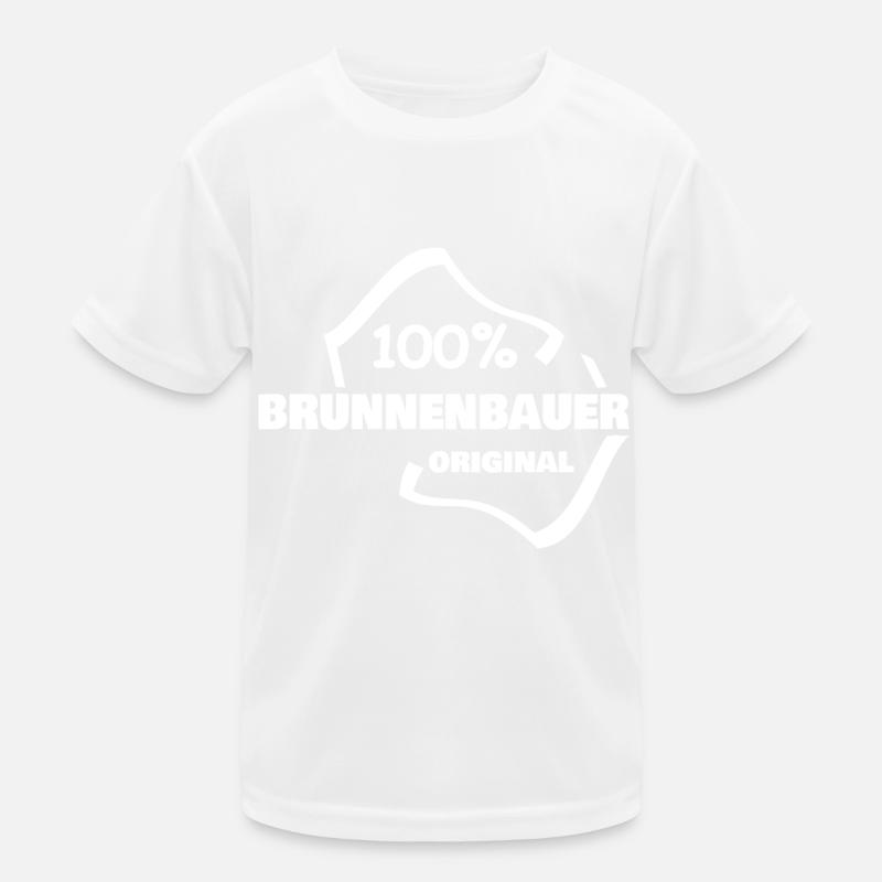 Profession Constructeur de puits T-shirt sport Enfant