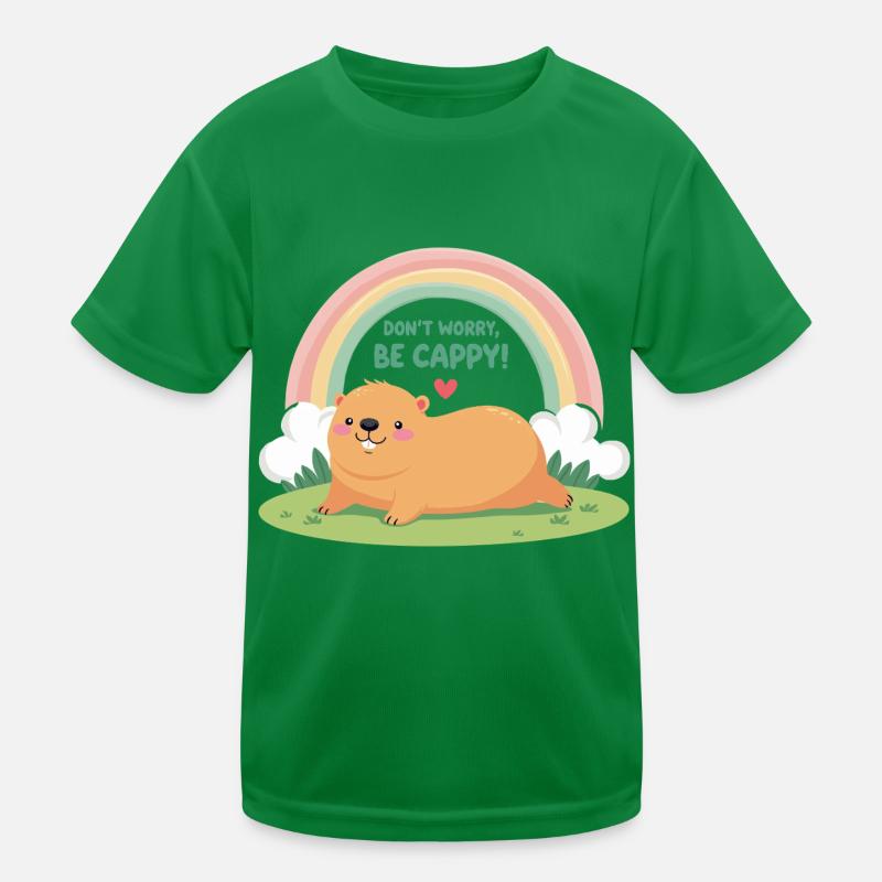Mach dir keine Sorgen Sei Cappy Kinder Funktions-T-Shirt
