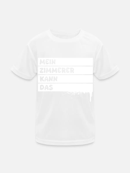 Carpenter - Kids Functional T-Shirt - white - Front