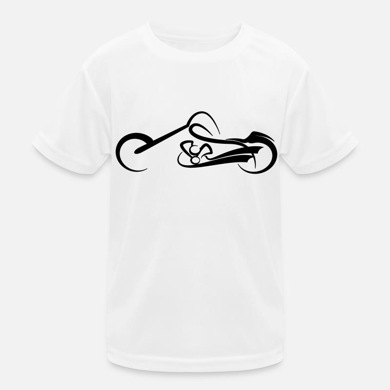 Chopper - Kinder Funktions-T-Shirt - Weiß