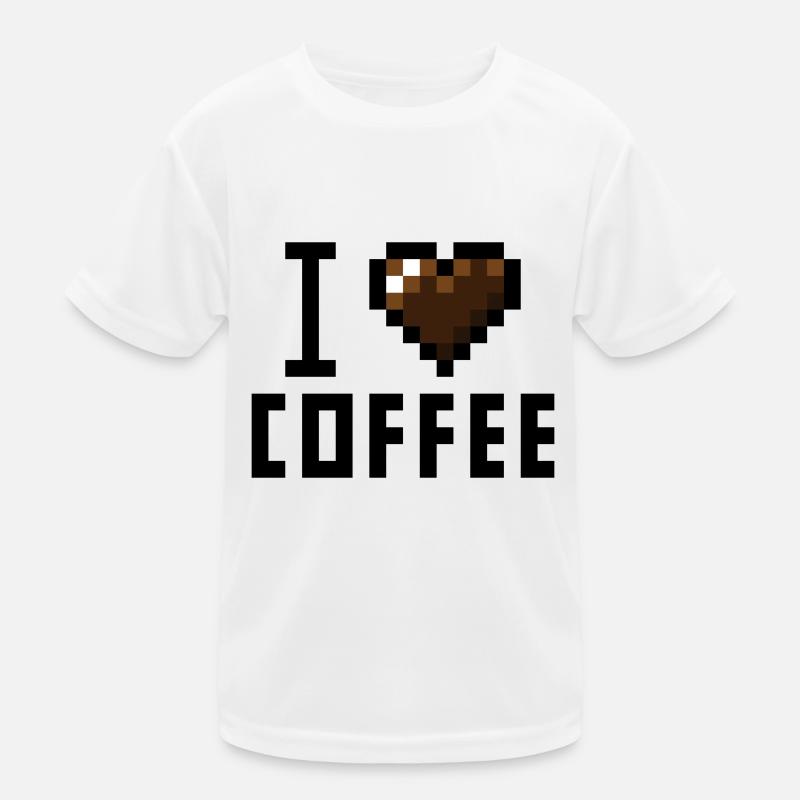 Coffee Kinder Funktions-T-Shirt