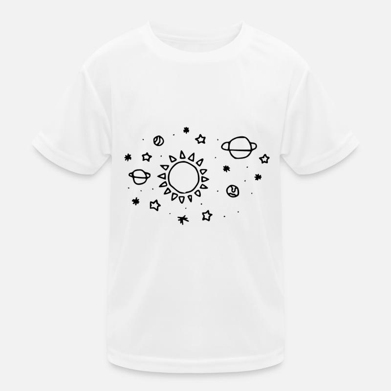Space theme Kids Functional T-Shirt