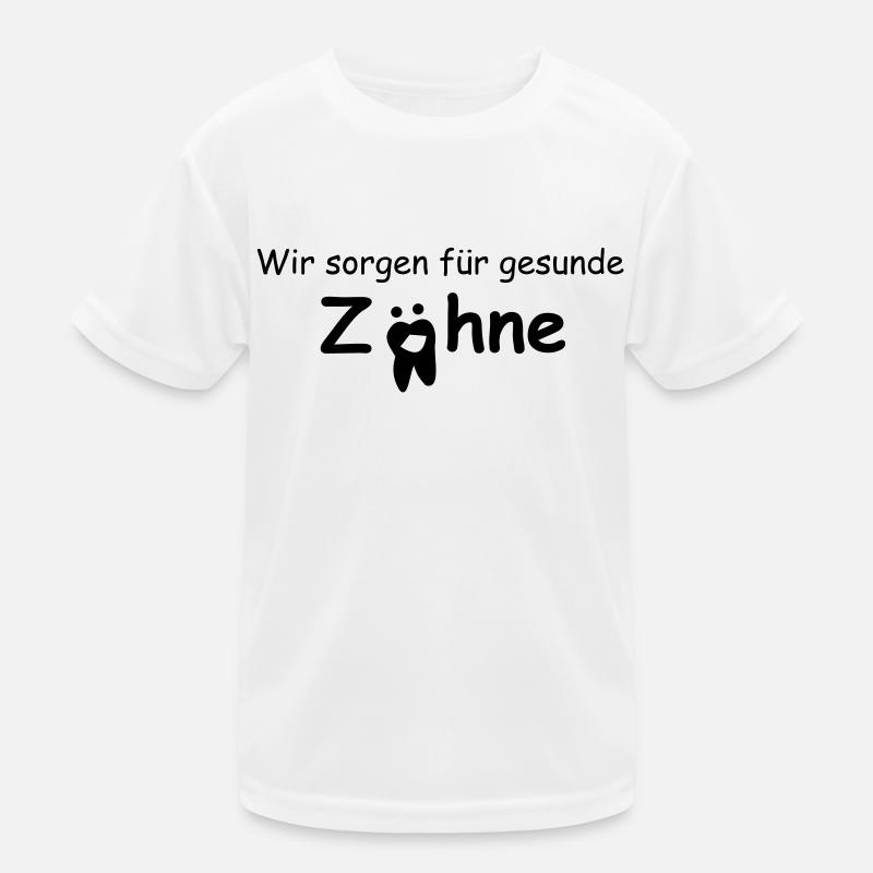 Gesunde Zähne Kinder Funktions-T-Shirt