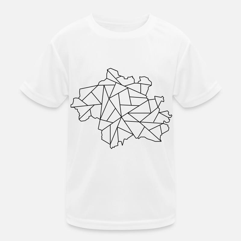 München - Kinder Funktions-T-Shirt - Weiß