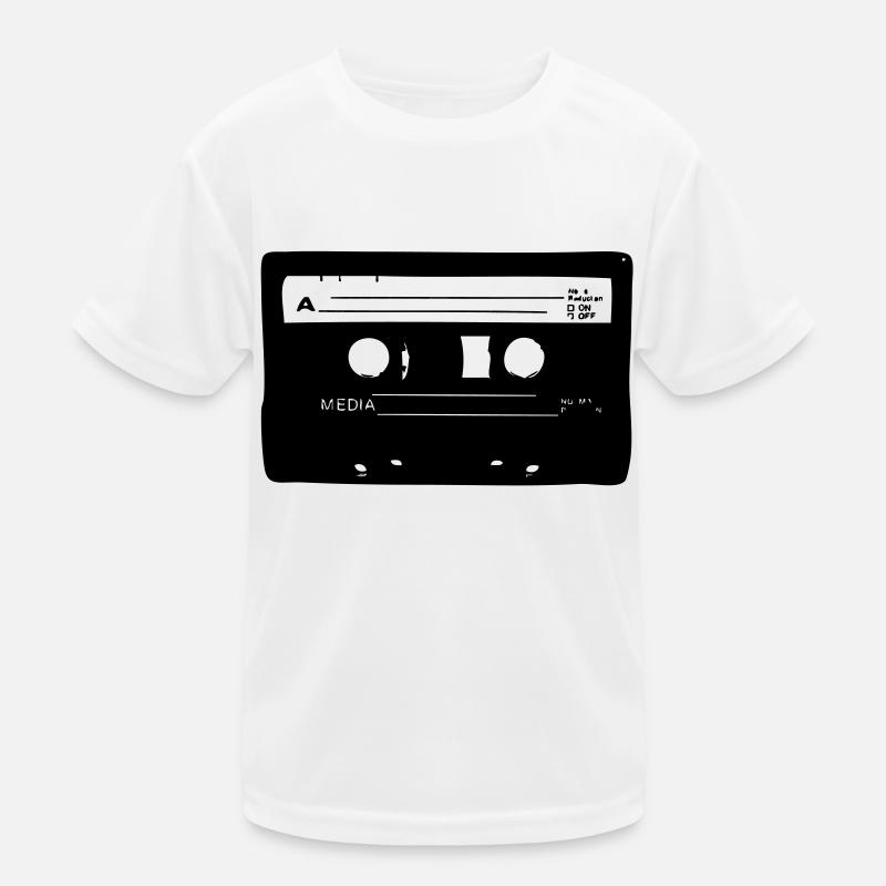 Retro Kasette Kinder Funktions-T-Shirt