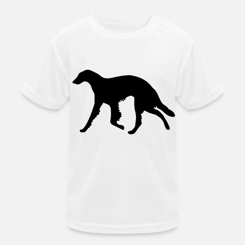 Barsoi_cb - Kids Functional T-Shirt - white