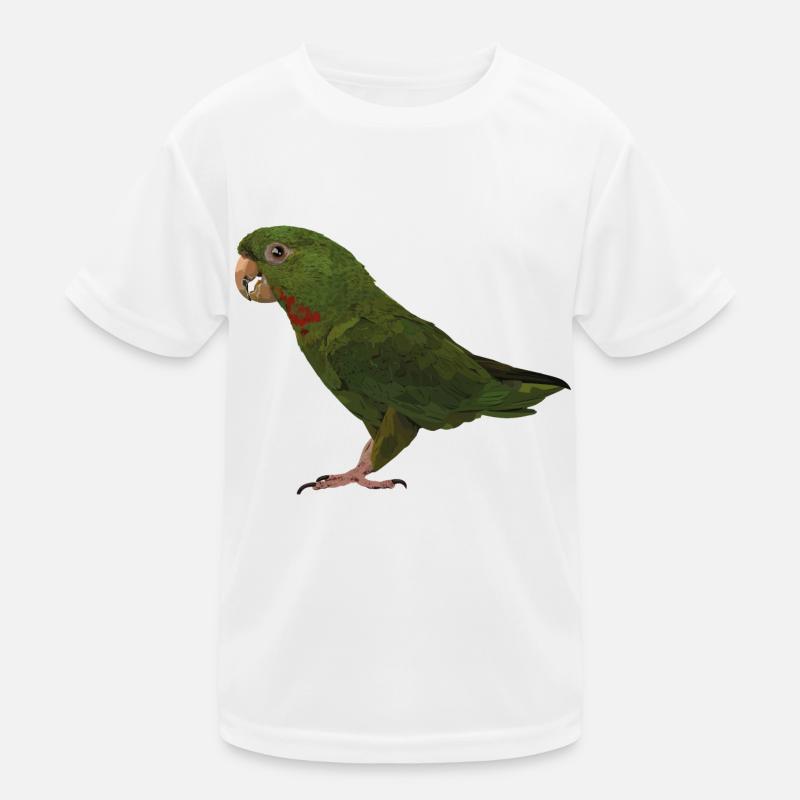 red-throated parakeet Kids Functional T-Shirt