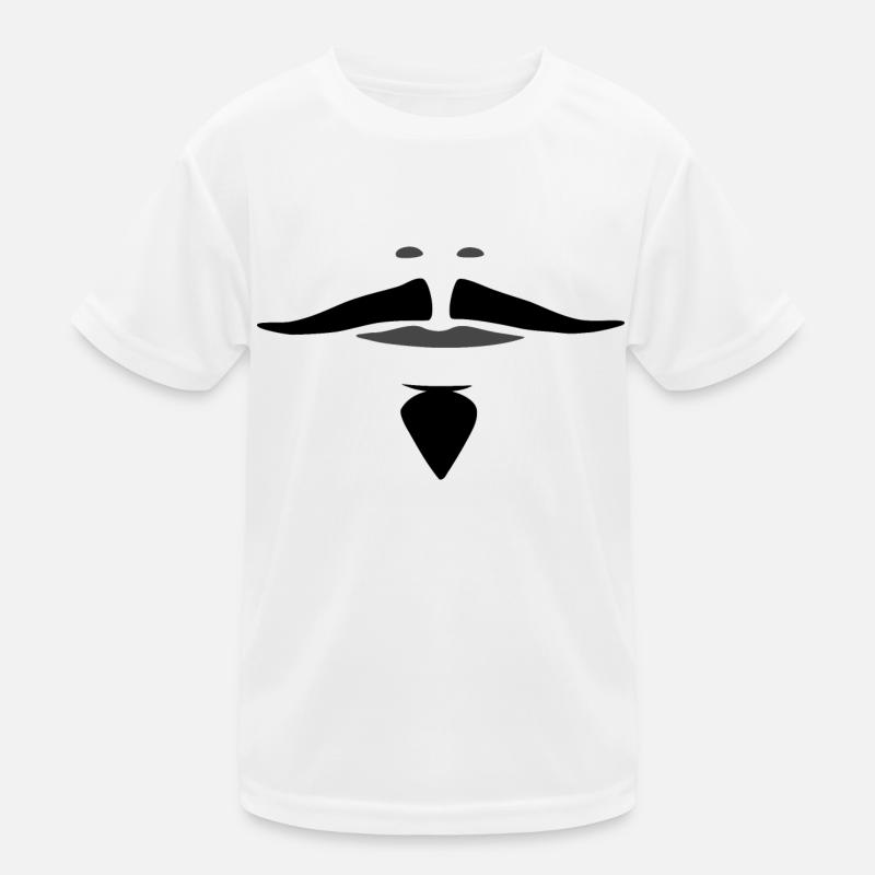 Musketier D'Artagnan Schnurrbart Schwarze Barbichette Kinder Funktions-T-Shirt
