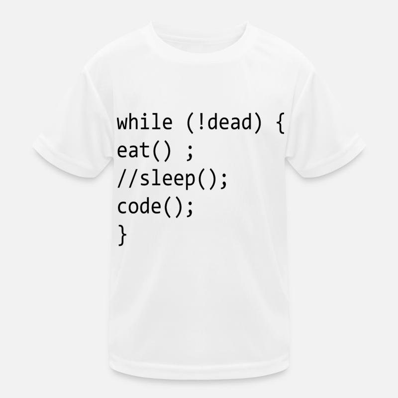 Code Admin Informatique Nerd Programmation T-shirt sport Enfant