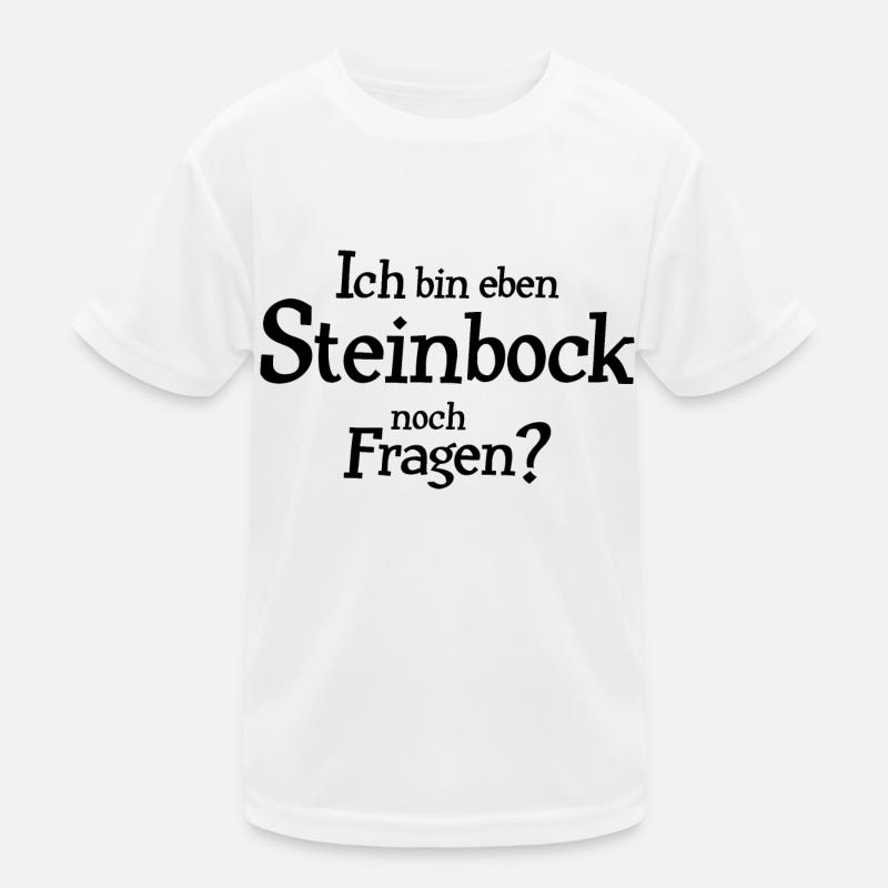 Sternzeichen Steinbock Kinder Funktions-T-Shirt