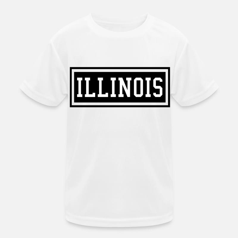 Illinois Kinder Funktions-T-Shirt