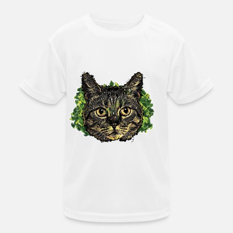 Tête de chat - En graffiti #3 T-shirt sport Enfant
