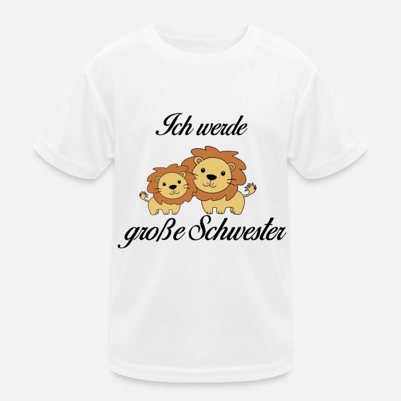 Große Schwester Kinder Funktions-T-Shirt