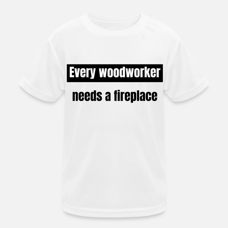 carpenter work tshirts dad hearbeat Kinder Funktions-T-Shirt