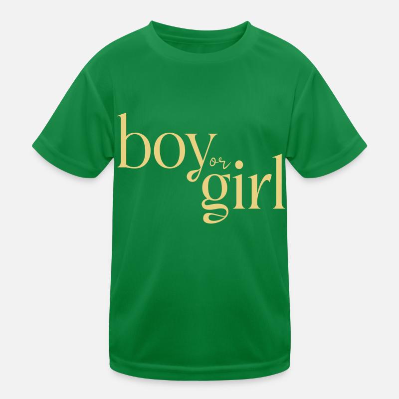 Junge oder Mädchen Kinder Funktions-T-Shirt