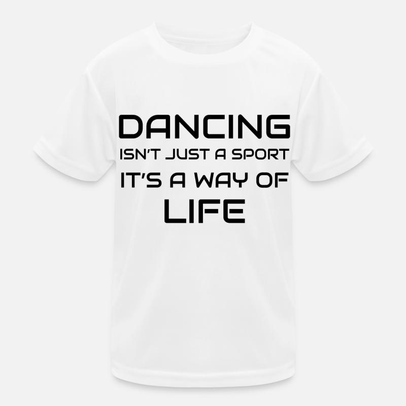 Dancing Dance Music Kids Functional T-Shirt