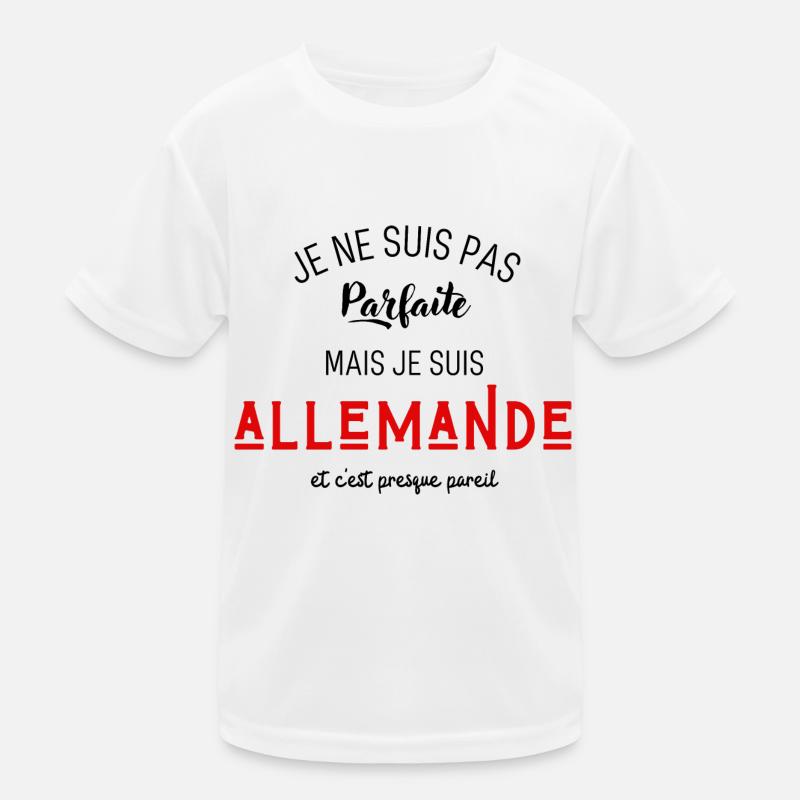 Pas parfaite mais allemande T-shirt sport Enfant