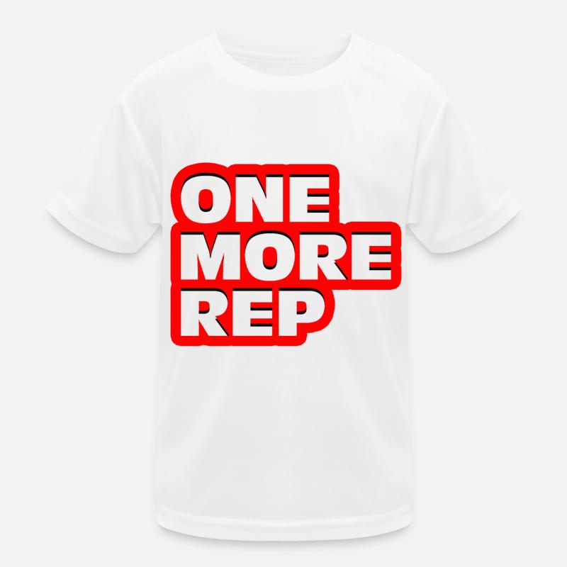One More Rap red Kinder Funktions-T-Shirt