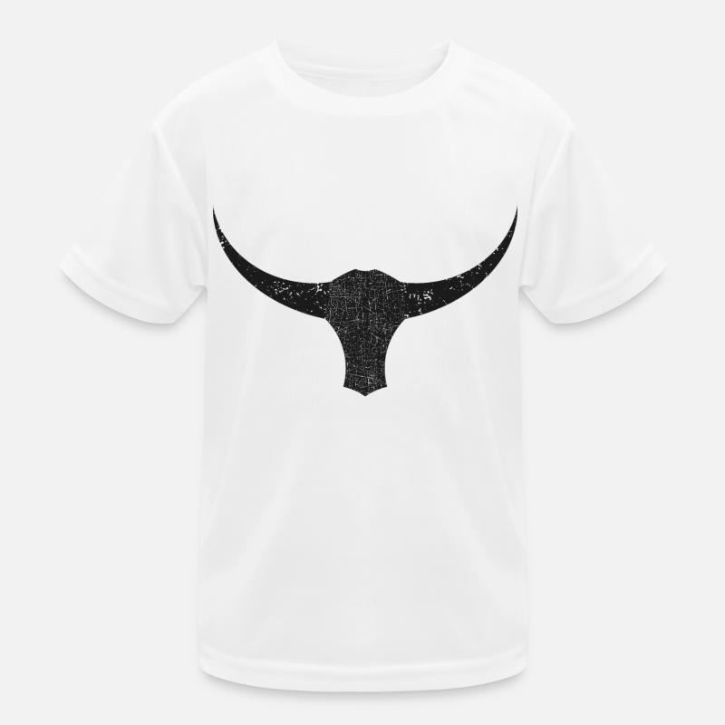 Stier Kinder Funktions-T-Shirt