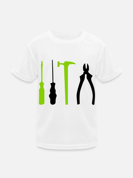 tool - Kids Functional T-Shirt - white - Front