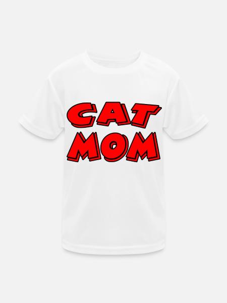 Katzen - Kinder Funktions-T-Shirt - Weiß