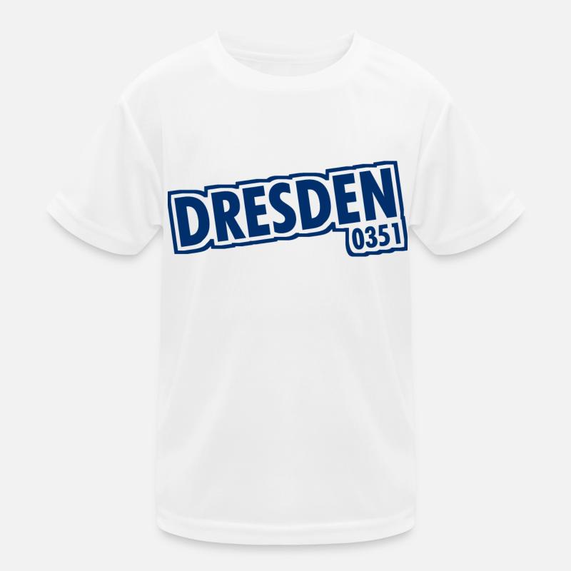 Dresden - 0351 - Area Code - Saxony Kids Functional T-Shirt