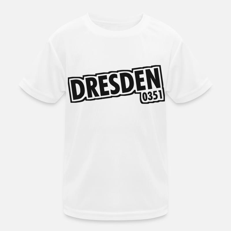 Dresden - 0351 - Area Code - Saxony Kids Functional T-Shirt
