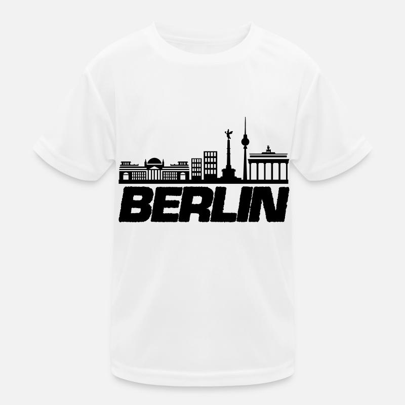 Berlin Skyline 1 Kids Functional T-Shirt