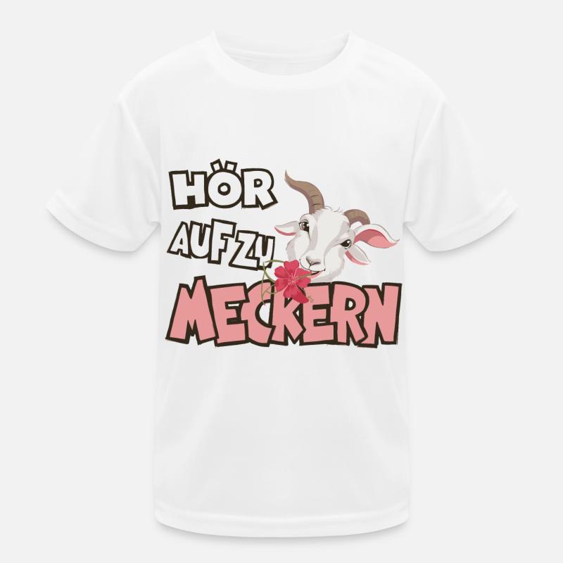 Hör auf zu meckern für eine Frau oder Mädchen Kinder Funktions-T-Shirt