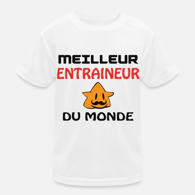 BESTER TRAINER DER WELT Kinder Funktions-T-Shirt
