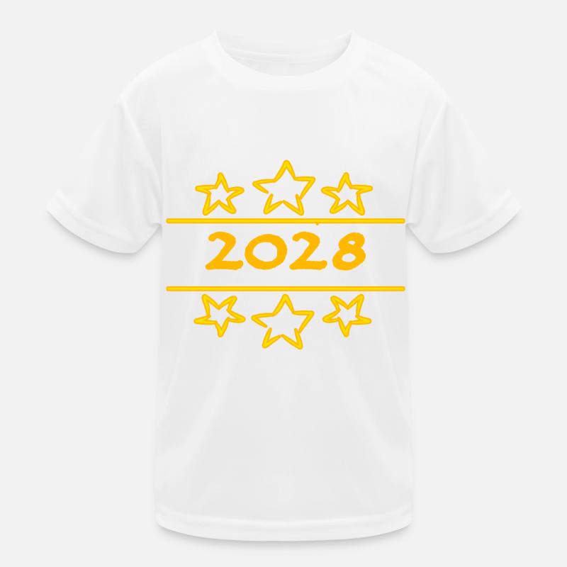 Year 2028 Kids Functional T-Shirt