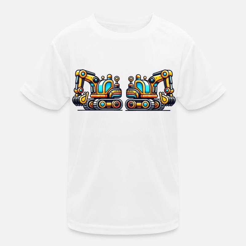 Bagger Kinder Funktions-T-Shirt