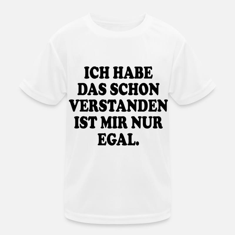 J’ai déjà compris ça, je m’en fiche T-shirt sport Enfant