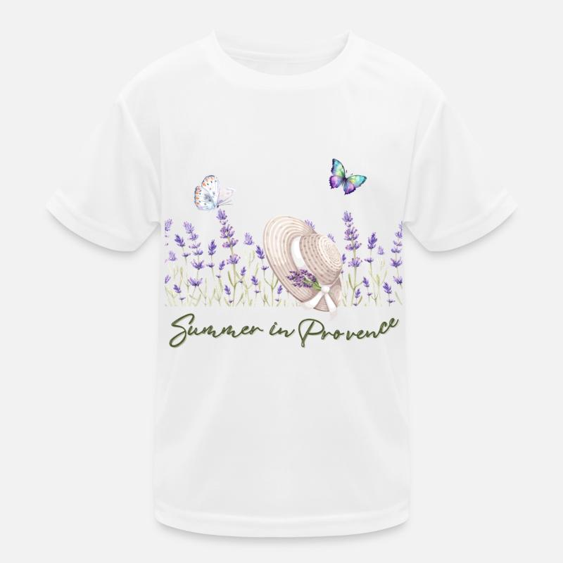 Summer in Provence Kids Functional T-Shirt