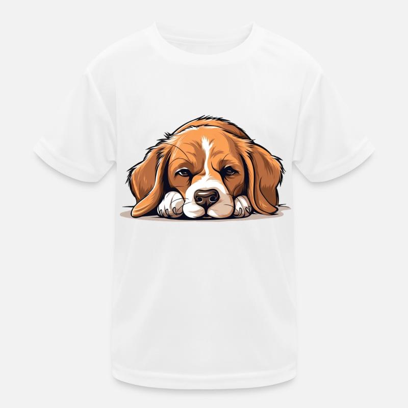 Morgenmuffel auf vier Beinen Kinder Funktions-T-Shirt