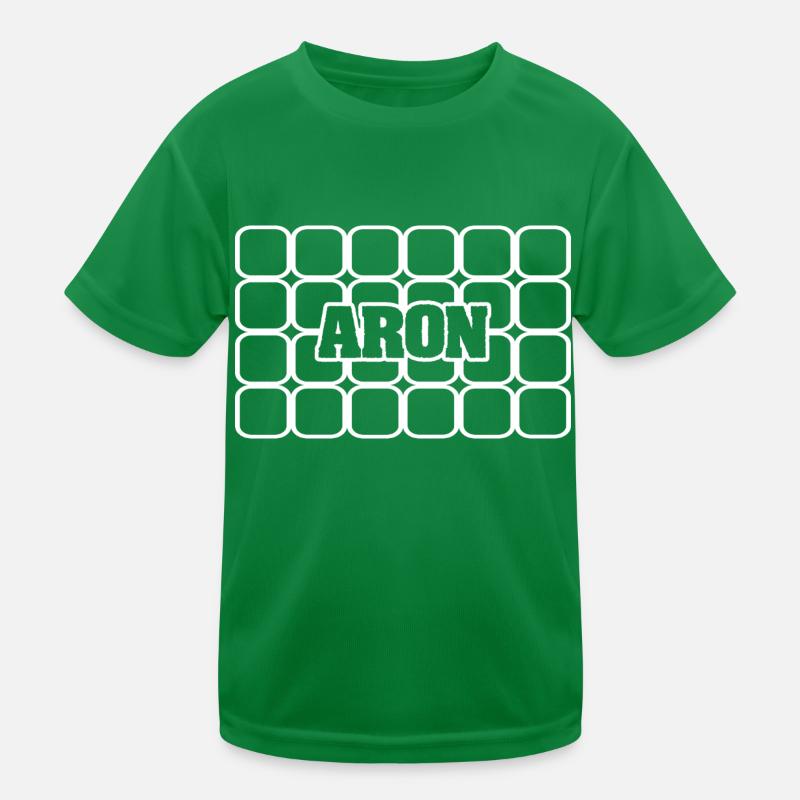 Man's name Aron Kids Functional T-Shirt