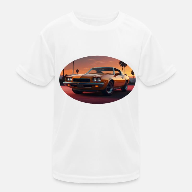 Muscle Car Kids Functional T-Shirt