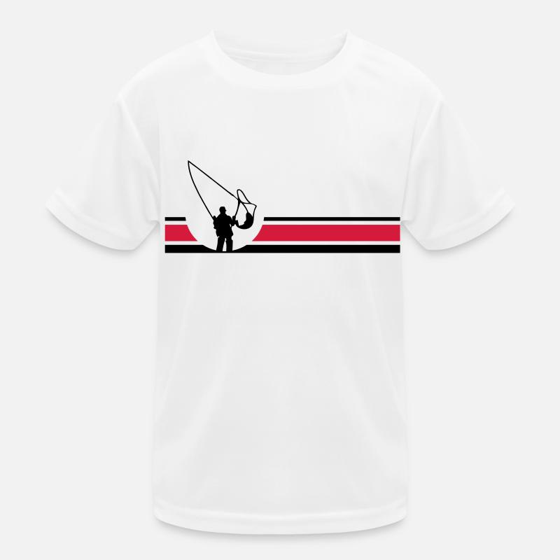 Fliegenfischen Kinder Funktions-T-Shirt