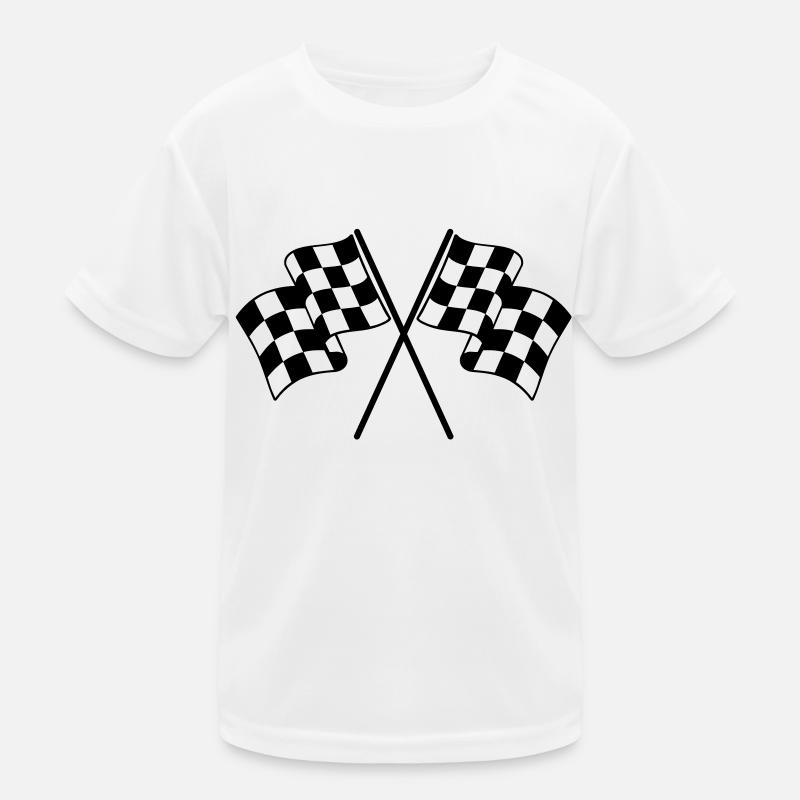 Drapeaux à Damier T-shirt sport Enfant
