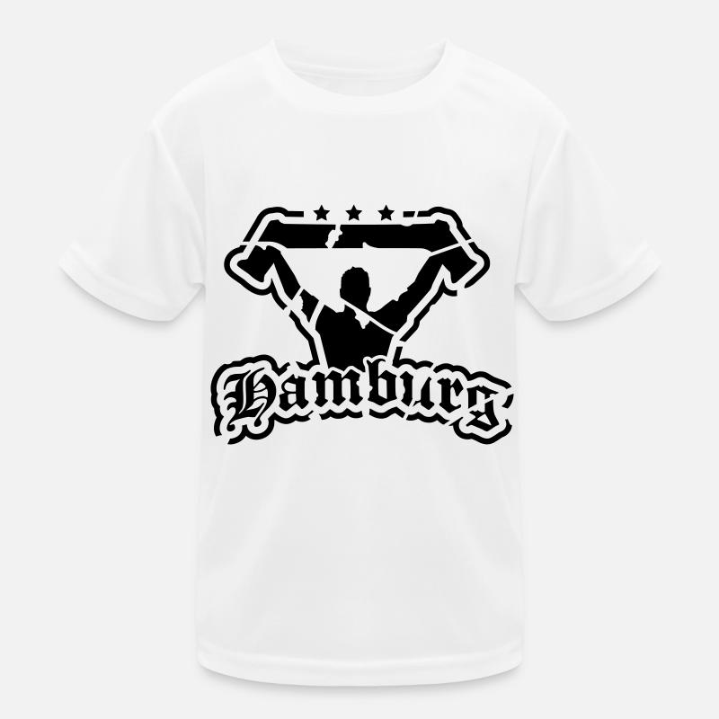 hamburg_fan_destroyed_tx1 Kids Functional T-Shirt