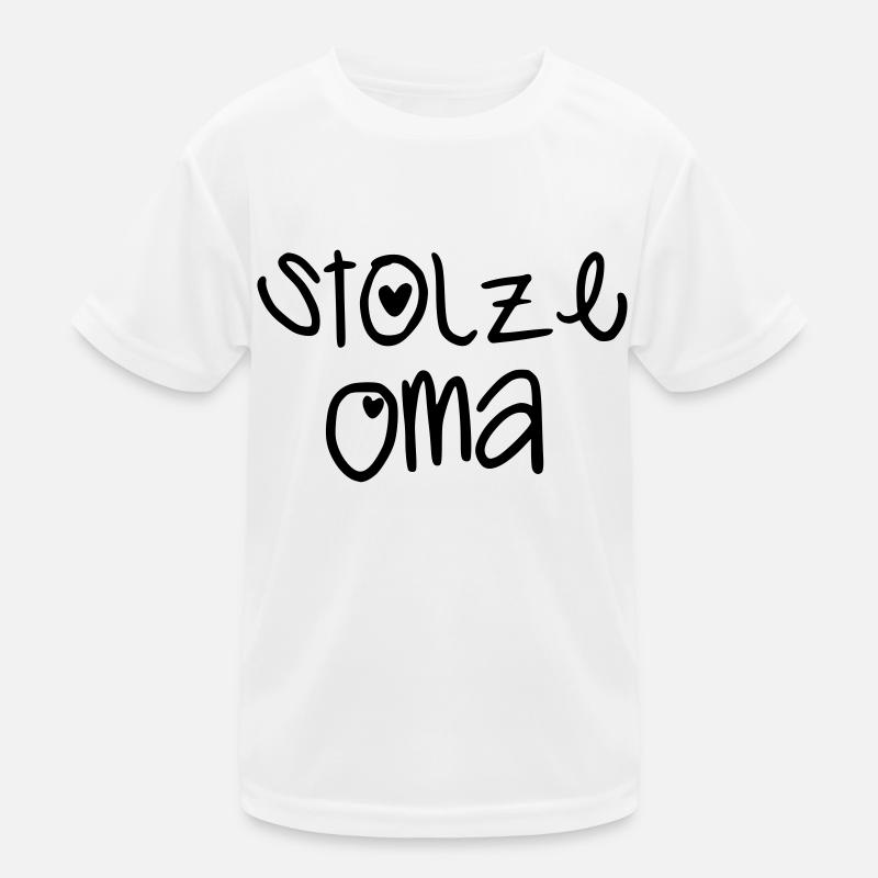 Stolze Oma Kinder Funktions-T-Shirt