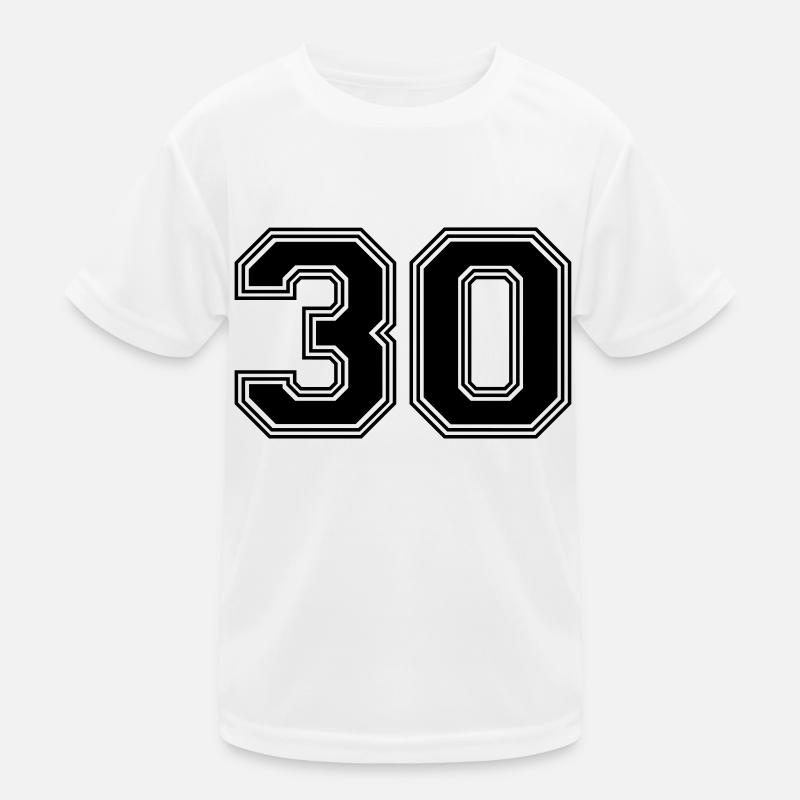 30_numéro_30_(s31) T-shirt sport Enfant