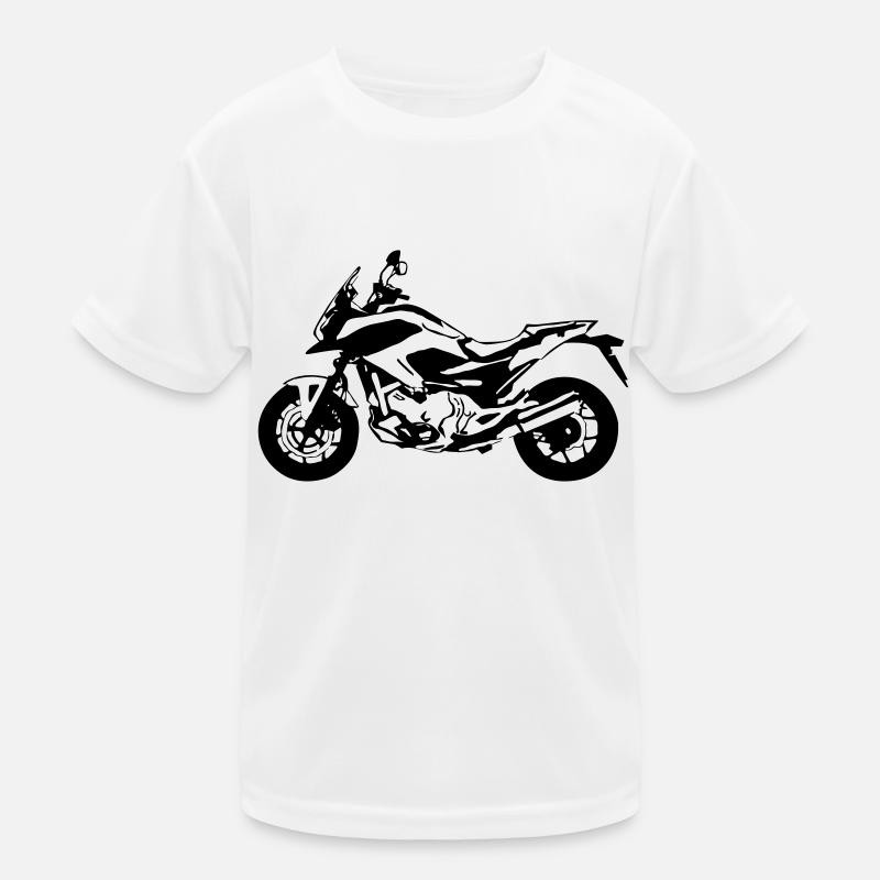 motorcycle rounder Kids Functional T-Shirt