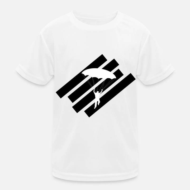 Paragliding Kinder Funktions-T-Shirt