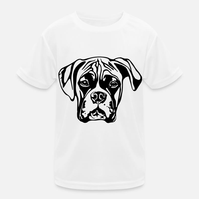 boxer WITHOUT BACKGROUND Kinder Funktions-T-Shirt