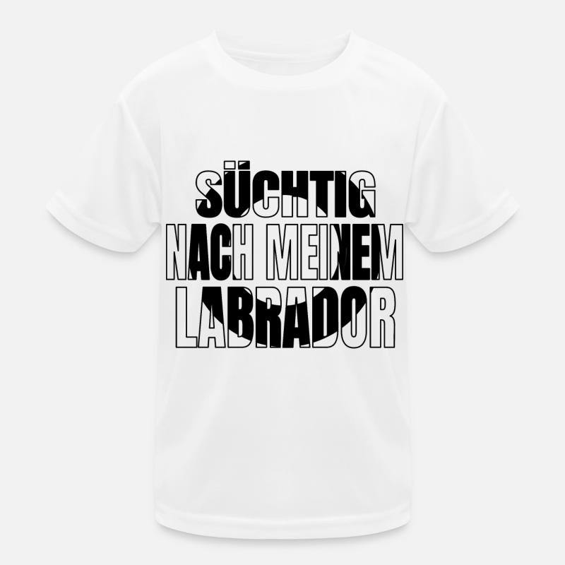 statement tier cool windhund lustig schäferhund Kinder Funktions-T-Shirt