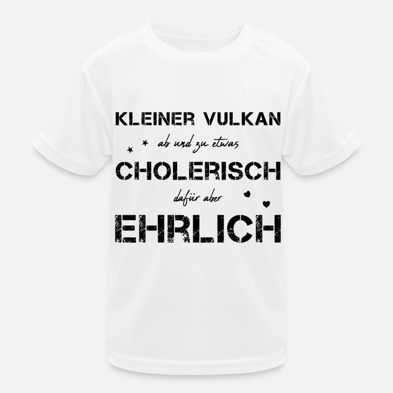 cholerisch ehrlich Choleriker Kinder Funktions-T-Shirt