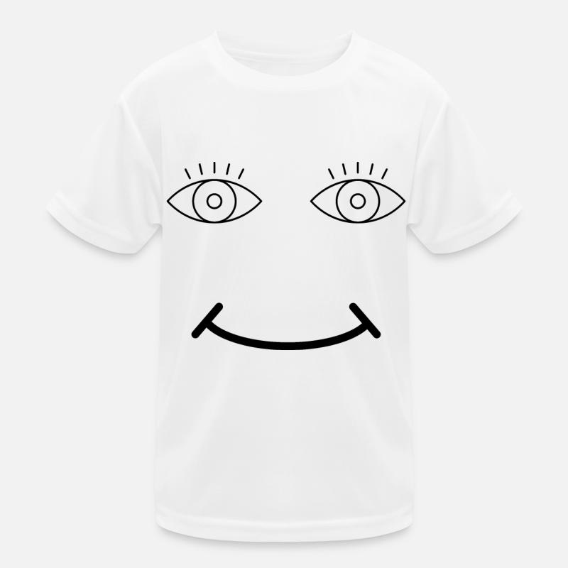 Gesicht Kinder Funktions-T-Shirt